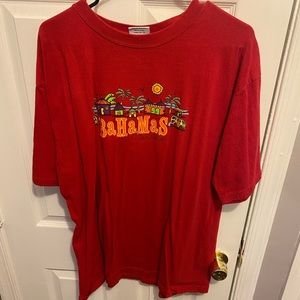 Vintage Bahamas Men’s t shirt size XXL red